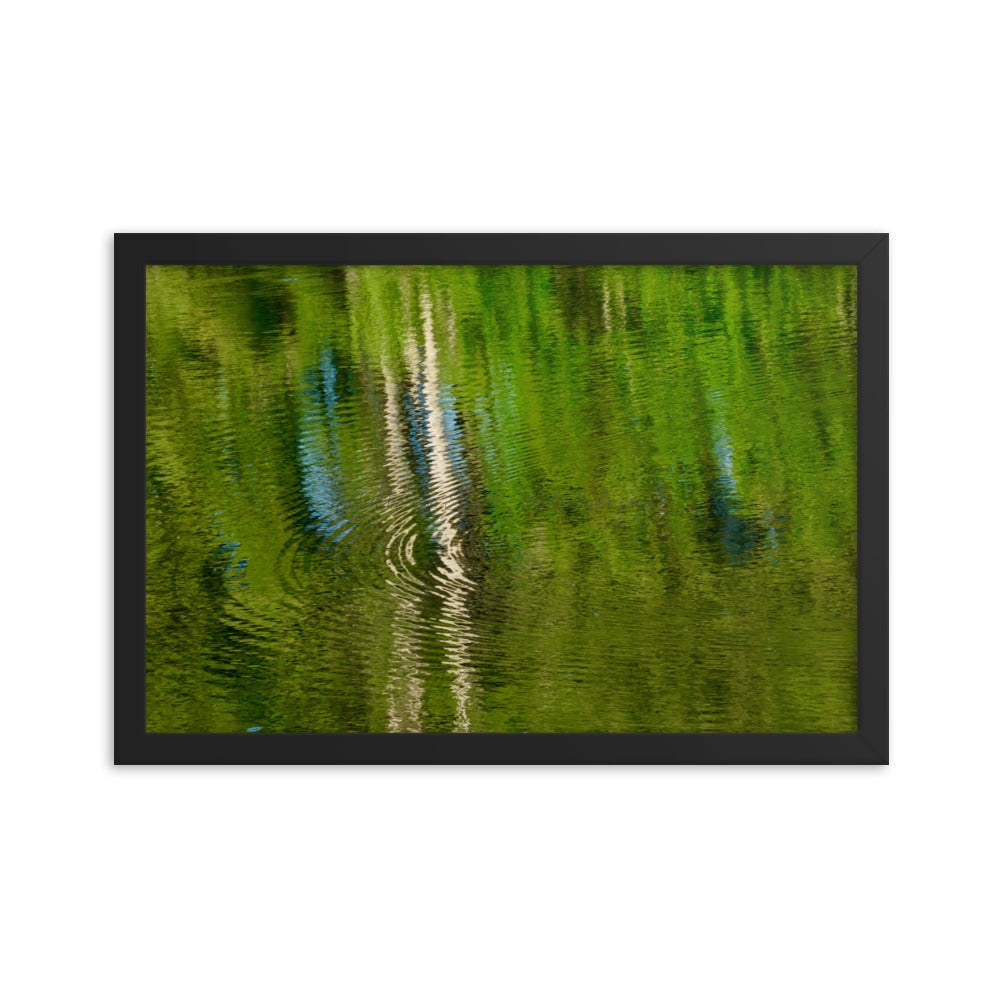 Embodied Reflection - Framed Poster 12×18