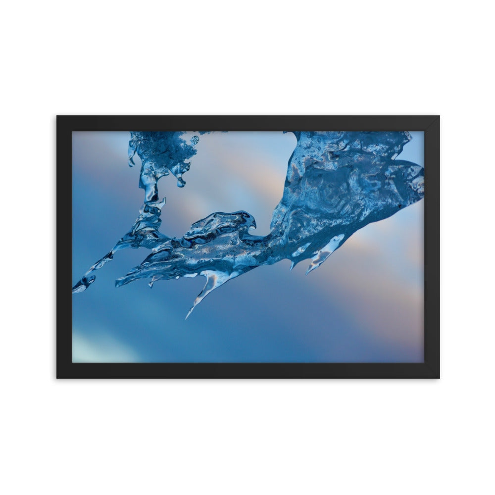 Intuitive Ice - Framed Poster