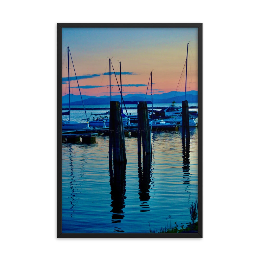 Bashful Blues - Framed Poster 24×36