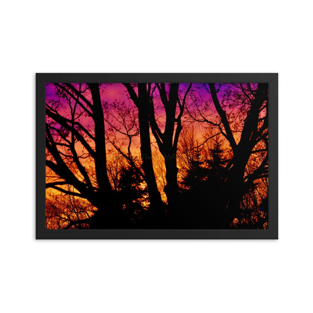 Phoenix Rising - Framed Poster 12×18